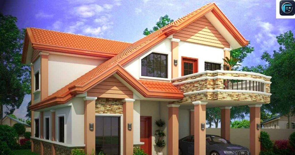 A Two-Story House