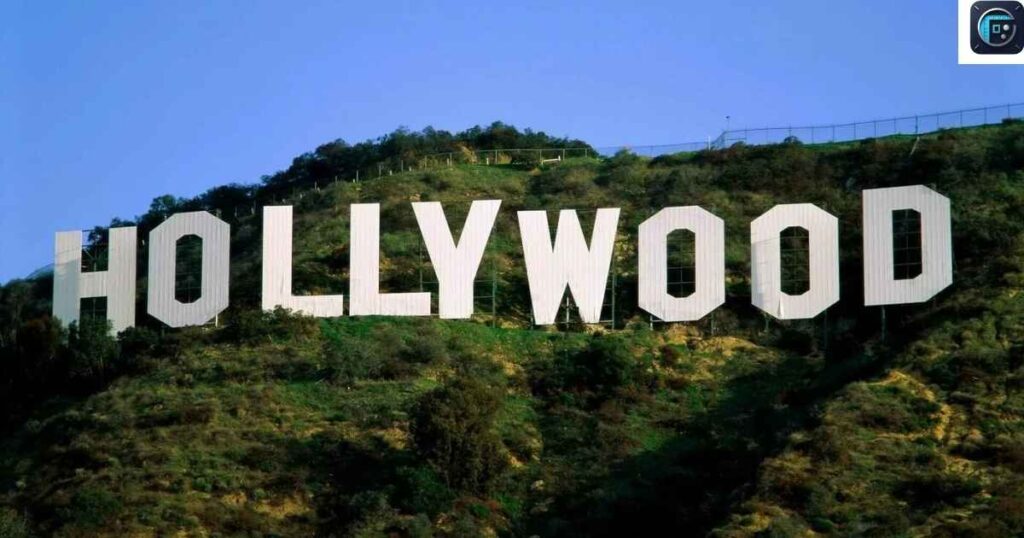 Half of the Hollywood Sign