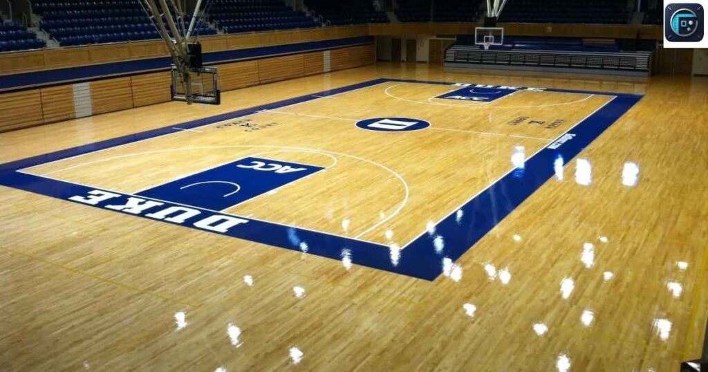 A Full-Length Basketball Court
