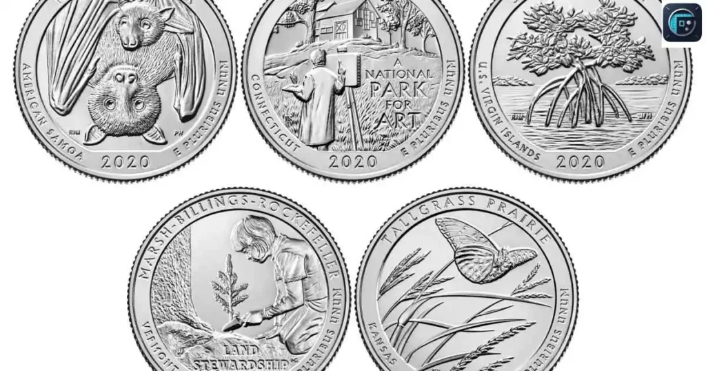  Four US Quarters
