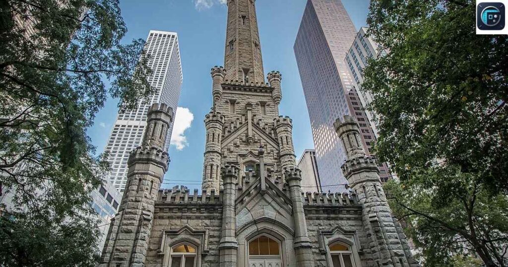 Half of the Chicago Water Tower