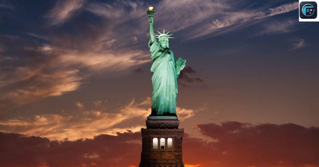  Half of The Statue of Liberty
