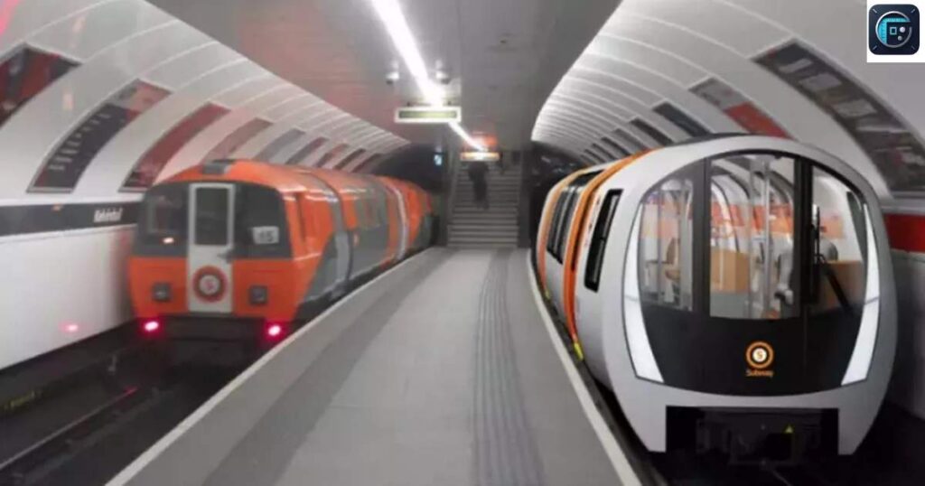 Metro or Subway Platform Section