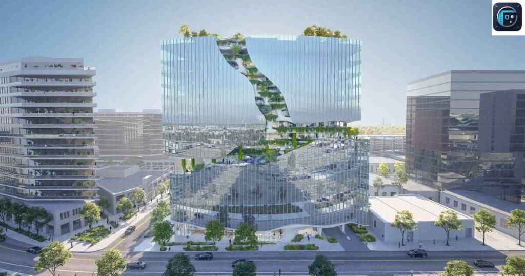 Ten-Story Building Laid Horizontally