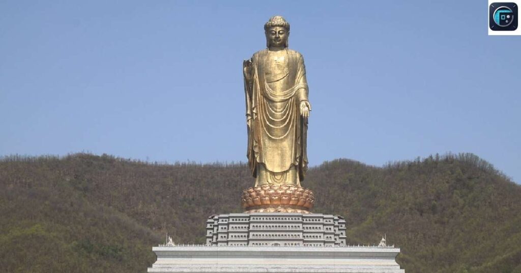 Twice as High as the Spring Temple Buddha
