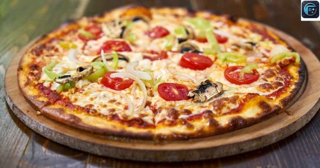 A Piece of 10-Inch Pizza
