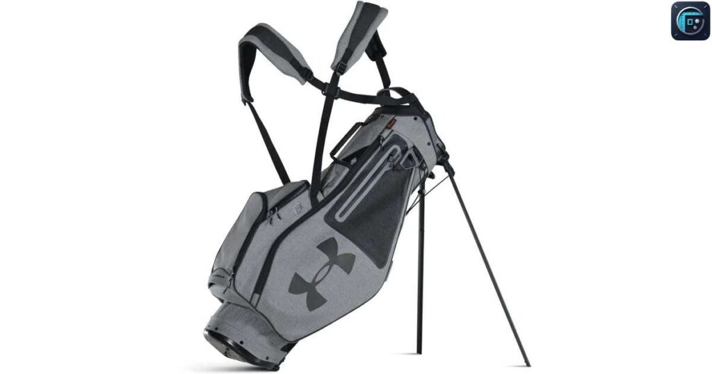 A Golf Bag Standing
