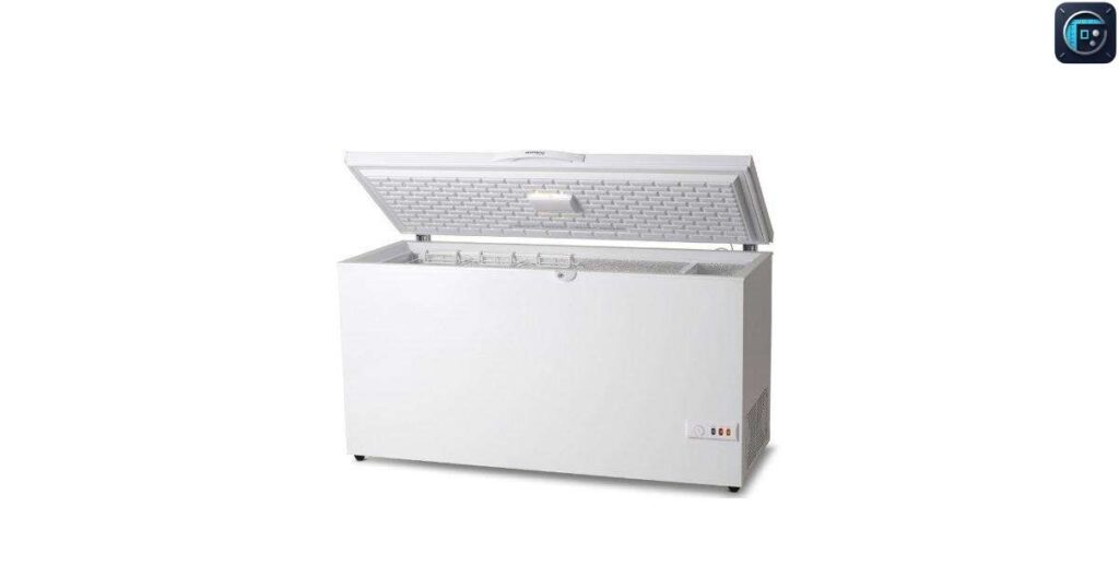 A Small Chest Freezer 
