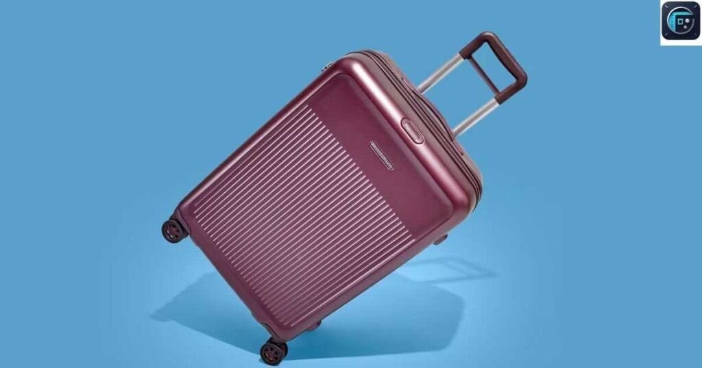 Checked Suitcase
