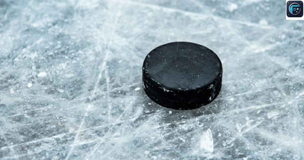 Half a Hockey Puck