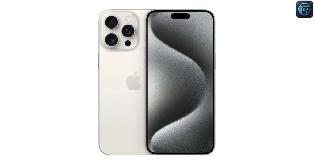 Half of an iPhone 15
