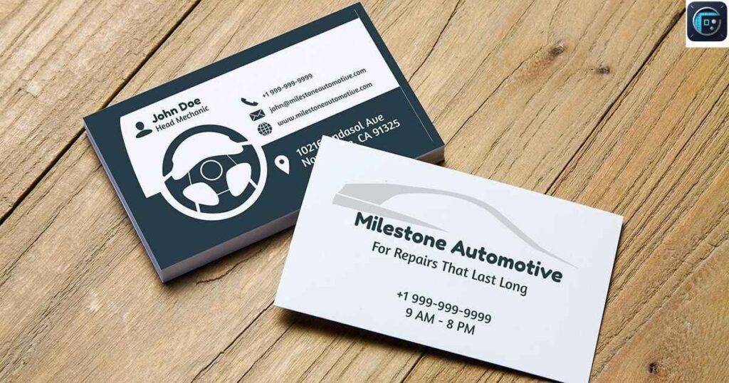 Nine Business Cards
