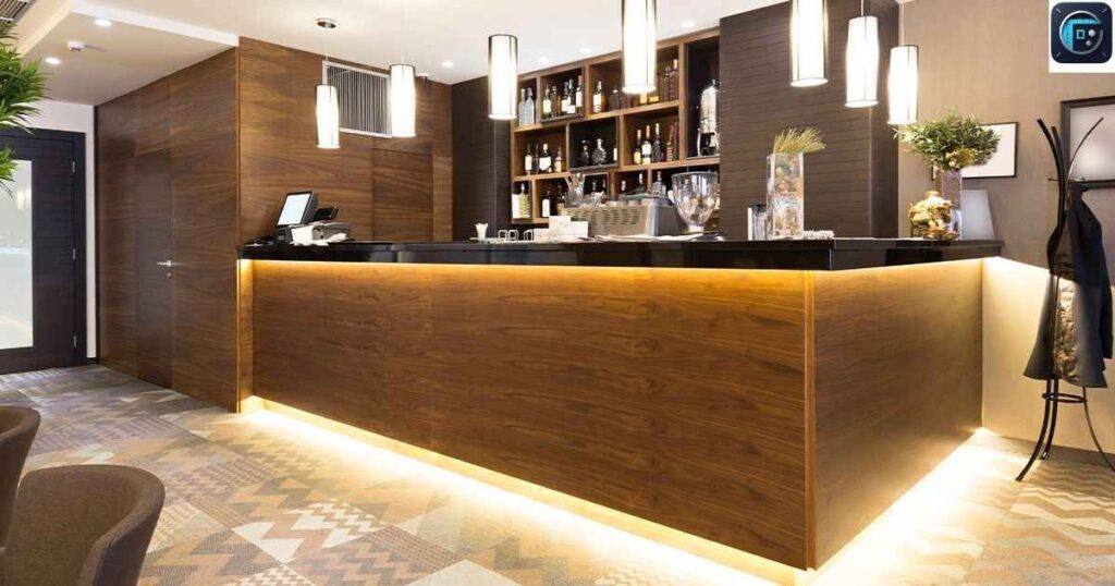 Standard Kitchen Counter with Raised Bar
