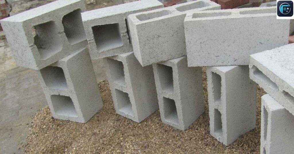 Three Standard Cinder Blocks 
