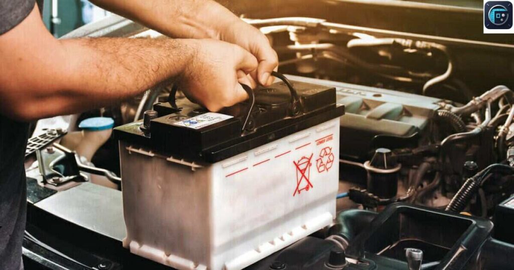 A Large Car Battery
