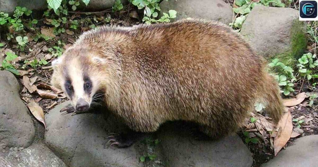 Five European Badgers

